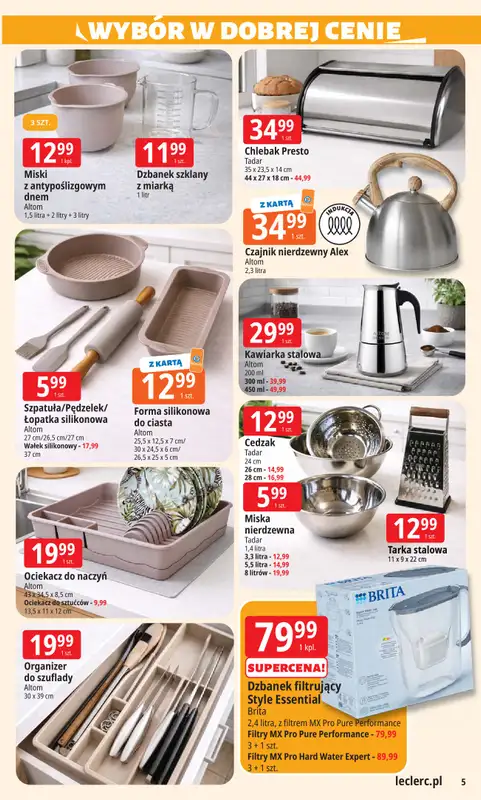 Leclerc - gazetka promocyjna Oferta E.Leclerc I Wybór w dobrej cenie od wtorku 27.01 do soboty 07.02 - strona 5