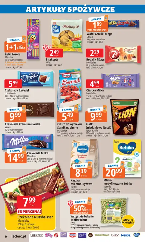 Leclerc - gazetka promocyjna Oferta E.Leclerc I Wybór w dobrej cenie od wtorku 27.01 do soboty 07.02 - strona 26