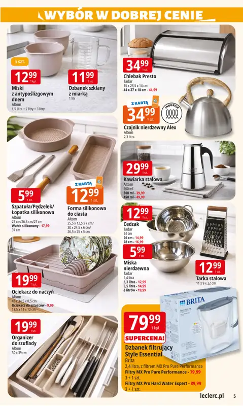 Leclerc - gazetka promocyjna Oferta E.Leclerc I Wybór w dobrej cenie od wtorku 27.01 do soboty 07.02 - strona 5