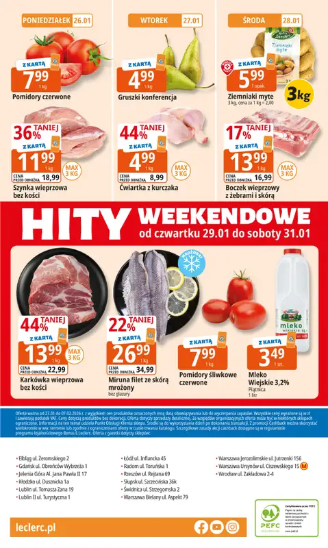 Leclerc - gazetka promocyjna Oferta E.Leclerc I Wybór w dobrej cenie od wtorku 27.01 do soboty 07.02 - strona 28