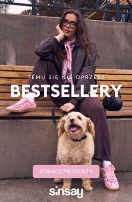 Sinsay - gazetka promocyjna BESTSELLERY Sinsay! od soboty 24.01 