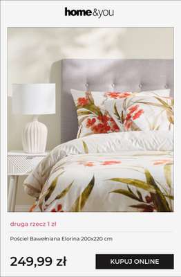 Pościel Bawełniana Elorina 200x220 cm