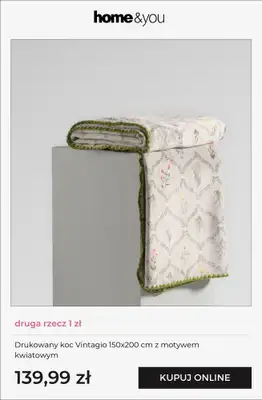 home&you - gazetka promocyjna Druga rzecz 1 zł od piątku 23.01 do poniedziałku 26.01 - strona 5