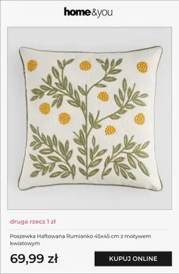 home&you - gazetka promocyjna Druga rzecz 1 zł od piątku 23.01 do poniedziałku 26.01 - strona 4