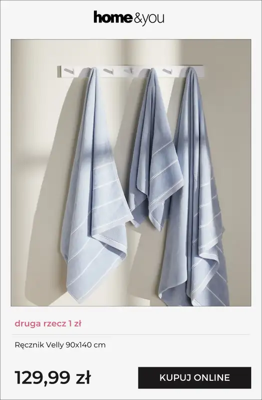 home&you - gazetka promocyjna Druga rzecz 1 zł od piątku 23.01 do poniedziałku 26.01 - strona 6