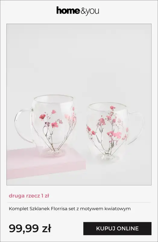 home&you - gazetka promocyjna Druga rzecz 1 zł od piątku 23.01 do poniedziałku 26.01 - strona 13