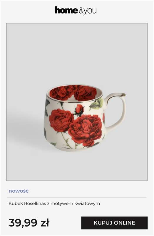 home&you - gazetka promocyjna Kolekcja: czerwony szyk od soboty 24.01 do niedzieli 01.02 - strona 9