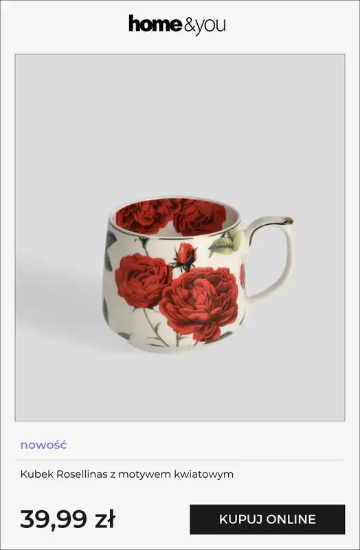 home&you - gazetka promocyjna Kolekcja: czerwony szyk od soboty 24.01 do niedzieli 01.02 - strona 9