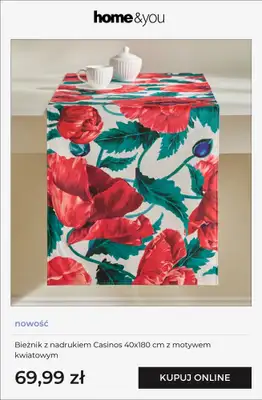 home&you - gazetka promocyjna Kolekcja: czerwony szyk od soboty 24.01 do niedzieli 01.02 - strona 6