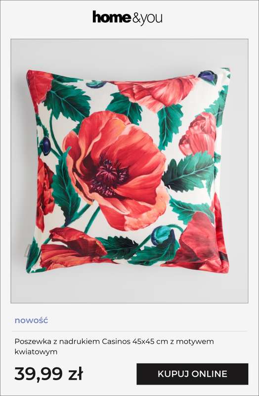 home&you - gazetka promocyjna Kolekcja: czerwony szyk od soboty 24.01 do niedzieli 01.02 - strona 3