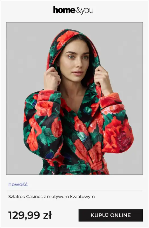 home&you - gazetka promocyjna Kolekcja: czerwony szyk od soboty 24.01 do niedzieli 01.02 - strona 8