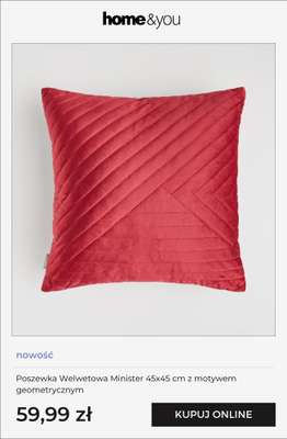 home&you - gazetka promocyjna Kolekcja: czerwony szyk od soboty 24.01 do niedzieli 01.02 - strona 5