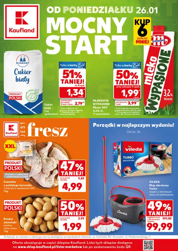 Kaufland - gazetka promocyjna Mocny Start  