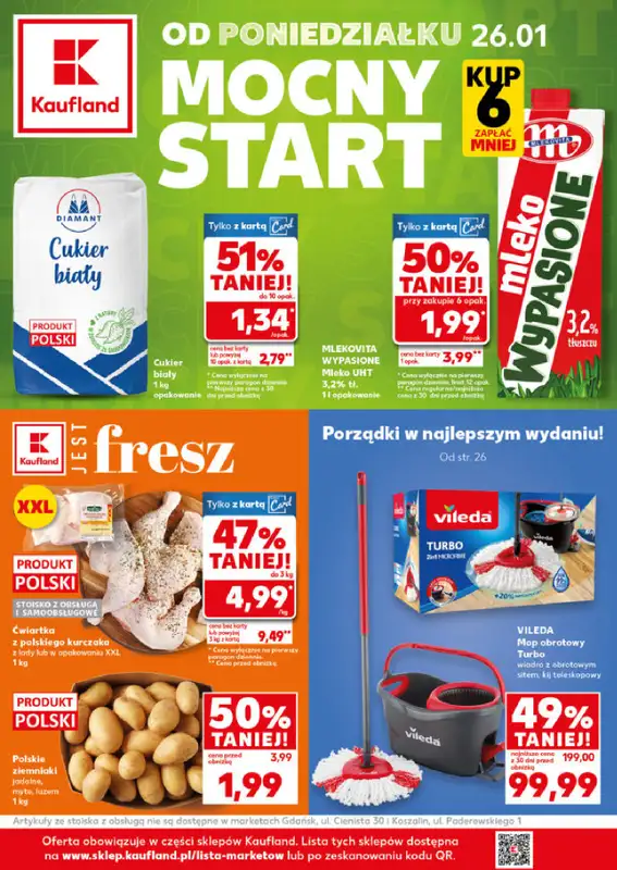 Kaufland - gazetka promocyjna Mocny Start  