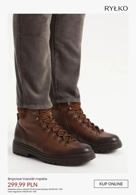 Ryłko - gazetka promocyjna Męskie obuwie NA CHŁÓD - promocje! od niedzieli 25.01  - strona 7