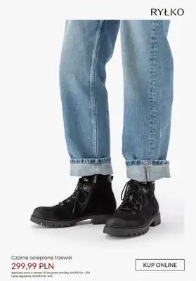 Ryłko - gazetka promocyjna Męskie obuwie NA CHŁÓD - promocje! od niedzieli 25.01  - strona 5