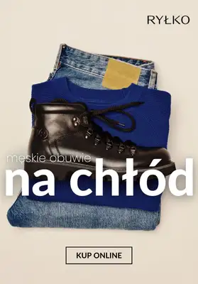 Ryłko - gazetka promocyjna Męskie obuwie NA CHŁÓD - promocje! od niedzieli 25.01 