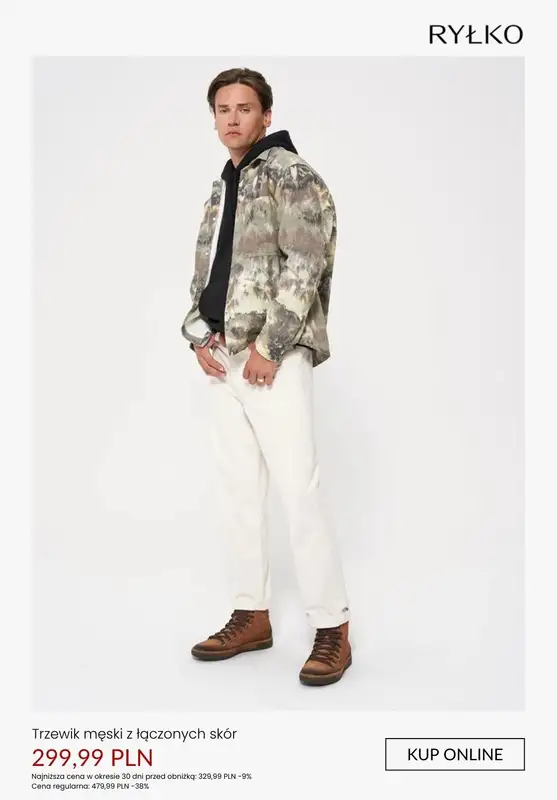 Ryłko - gazetka promocyjna Męskie obuwie NA CHŁÓD - promocje! od niedzieli 25.01  - strona 8