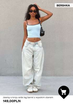 Bershka - gazetka promocyjna Damskie jeansy o kroju barrel od piątku 23.01  - strona 7