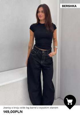 Bershka - gazetka promocyjna Damskie jeansy o kroju barrel od piątku 23.01  - strona 4