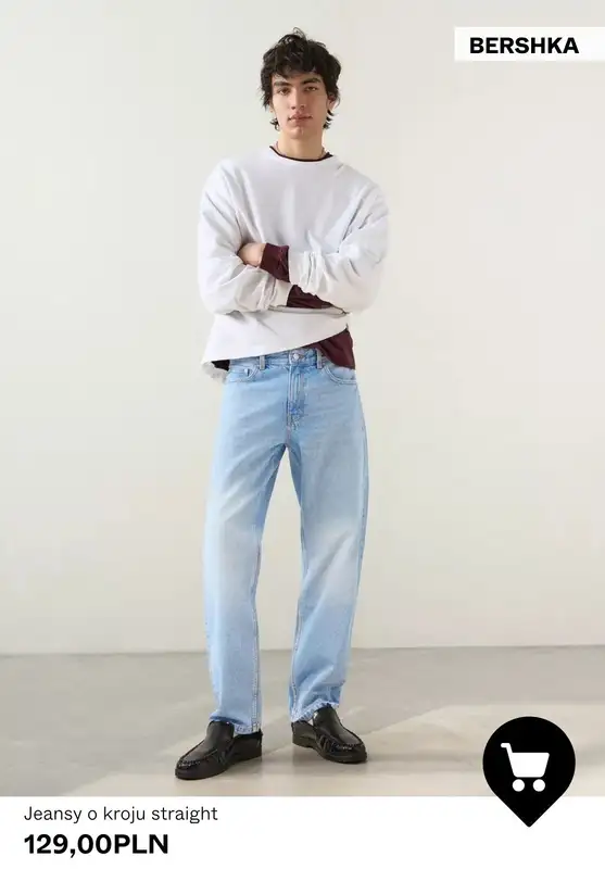 Bershka - gazetka promocyjna Męskie JEANSY od niedzieli 25.01  - strona 6