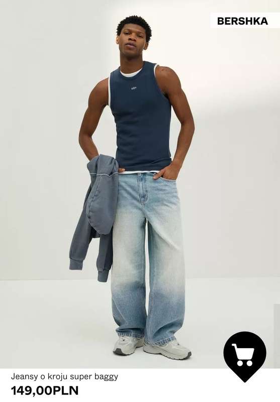 Bershka - gazetka promocyjna Męskie JEANSY od niedzieli 25.01  - strona 8