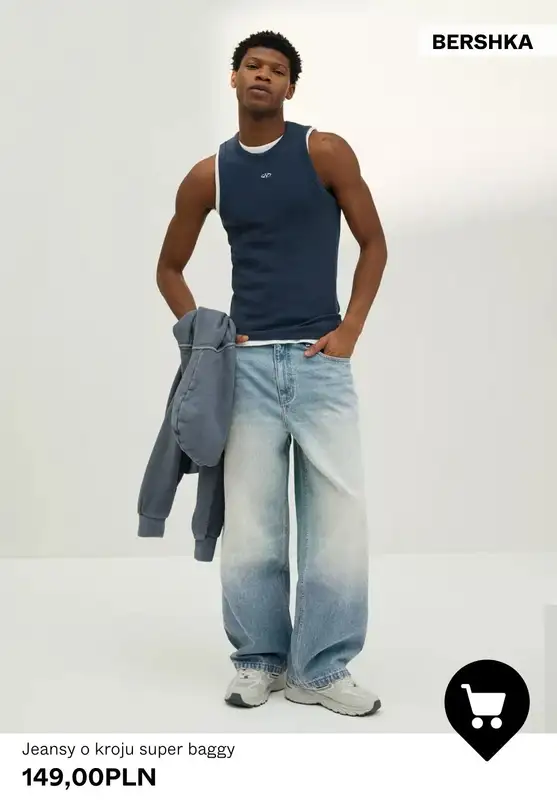 Bershka - gazetka promocyjna Męskie JEANSY od niedzieli 25.01  - strona 8