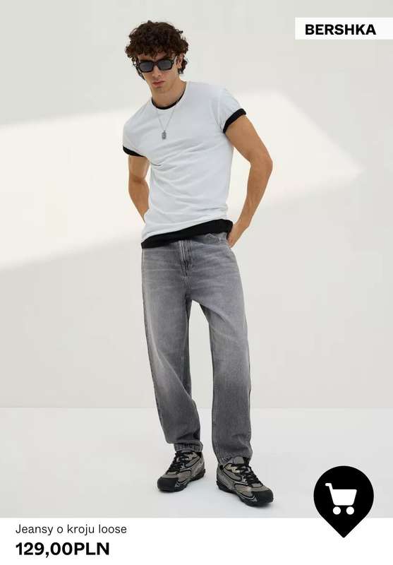 Bershka - gazetka promocyjna Męskie JEANSY od niedzieli 25.01  - strona 3