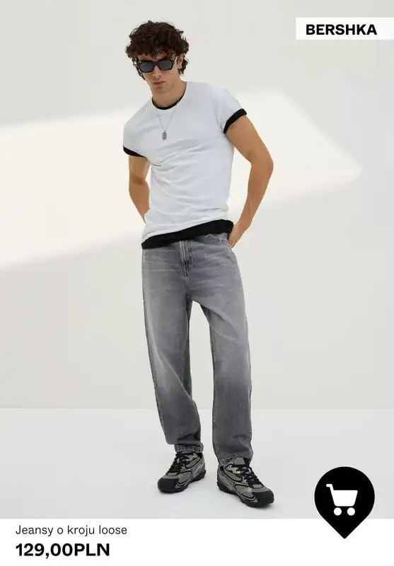 Bershka - gazetka promocyjna Męskie JEANSY od niedzieli 25.01  - strona 3