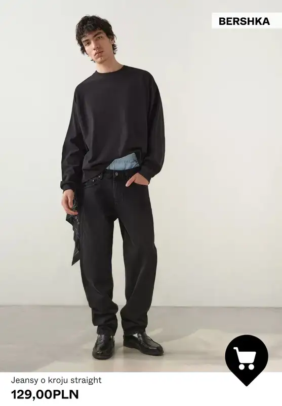 Bershka - gazetka promocyjna Męskie JEANSY od niedzieli 25.01  - strona 7