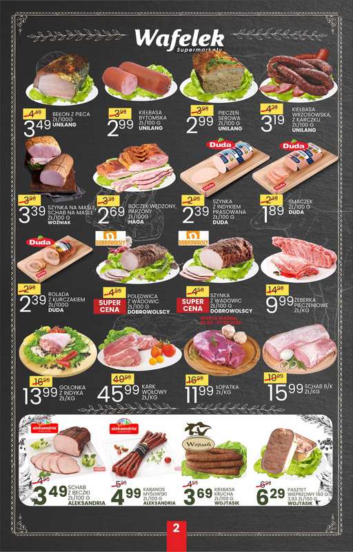 Wafelek - gazetka promocyjna Gazetka od poniedziałku 26.01 do soboty 07.02 - strona 2