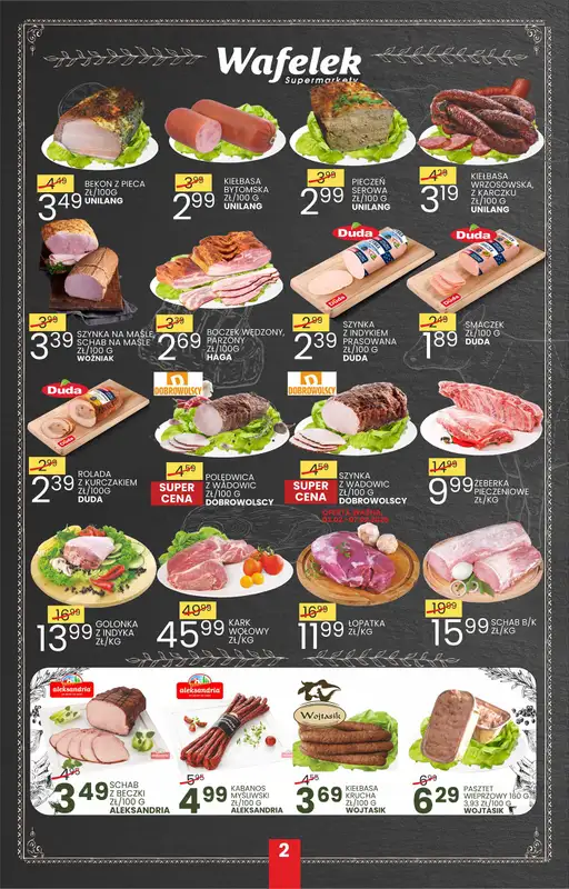 Wafelek - gazetka promocyjna Gazetka od poniedziałku 26.01 do soboty 07.02 - strona 2