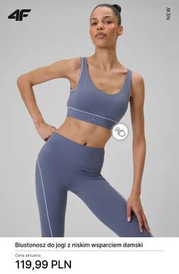 4F - gazetka promocyjna Nowa kolekcja do jogi dla niej od soboty 24.01  - strona 6