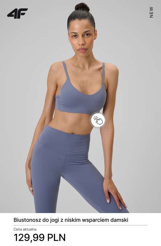 4F - gazetka promocyjna Nowa kolekcja do jogi dla niej od soboty 24.01  - strona 11