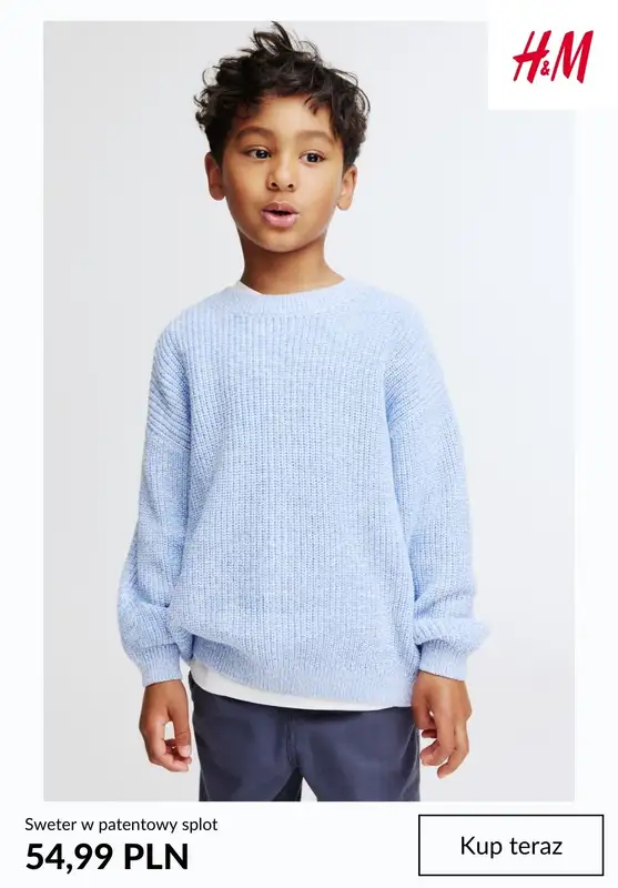 H&M - gazetka promocyjna Swetry i bluzy dla chłopca od piątku 23.01  - strona 9