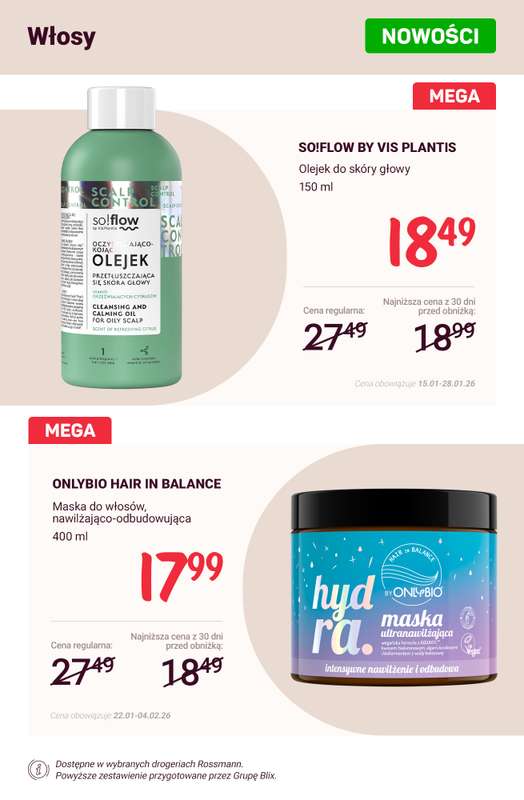 Rossmann - gazetka promocyjna Superokazje na nowości! od piątku 23.01 do środy 28.01 - strona 12