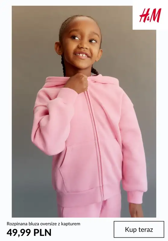 H&M - gazetka promocyjna Swetry i bluzy dla dziewczynki od niedzieli 25.01  - strona 10