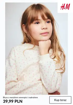 H&M - gazetka promocyjna Swetry i bluzy dla dziewczynki od niedzieli 25.01  - strona 4