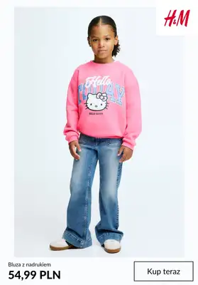 H&M - gazetka promocyjna Swetry i bluzy dla dziewczynki od niedzieli 25.01  - strona 8