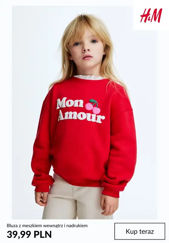 H&M - gazetka promocyjna Swetry i bluzy dla dziewczynki od niedzieli 25.01  - strona 3