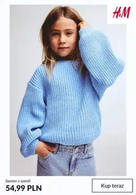 H&M - gazetka promocyjna Swetry i bluzy dla dziewczynki od niedzieli 25.01  - strona 9