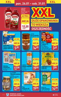 Aldi - gazetka promocyjna Tydzień XXL w Aldi! od poniedziałku 26.01 do soboty 31.01 - strona 2