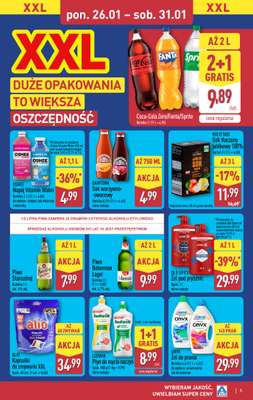 Aldi - gazetka promocyjna Tydzień XXL w Aldi! od poniedziałku 26.01 do soboty 31.01 - strona 5