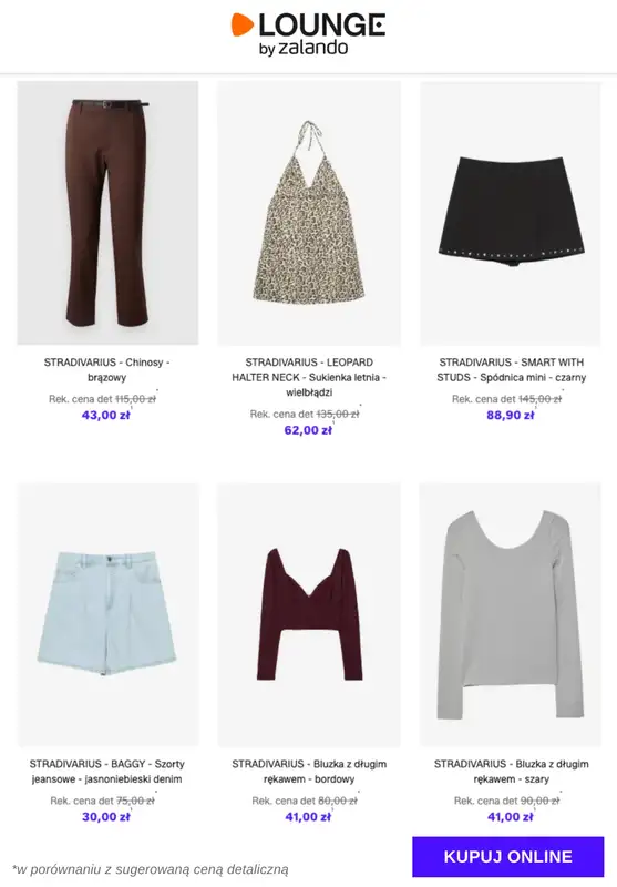 Lounge by Zalando - gazetka promocyjna Do -85% Stradivarius od piątku 23.01 do niedzieli 25.01 - strona 5