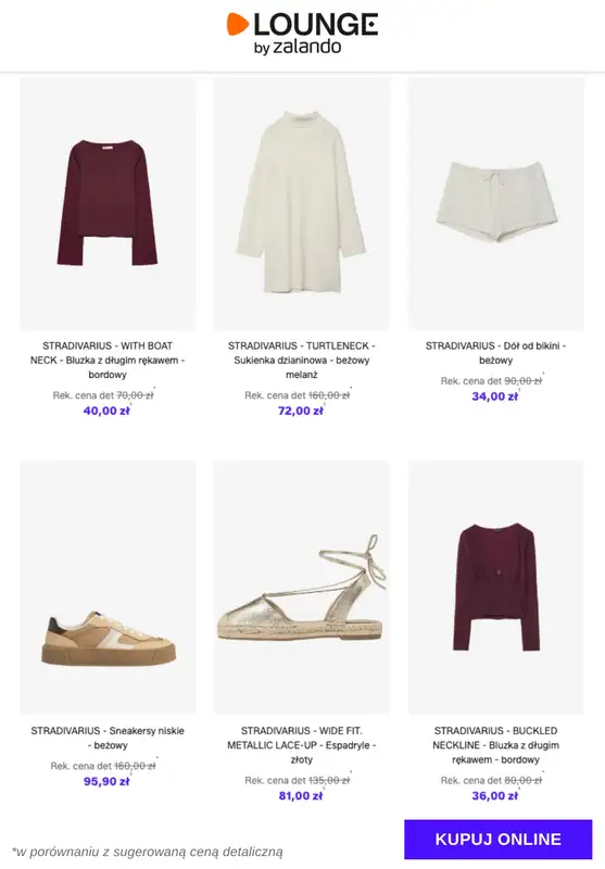 Lounge by Zalando - gazetka promocyjna Do -85% Stradivarius od piątku 23.01 do niedzieli 25.01 - strona 7