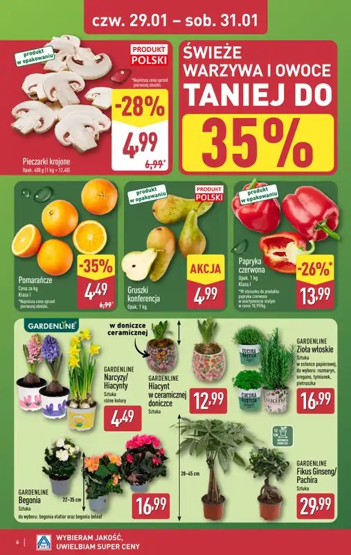 Aldi - gazetka promocyjna Weekend super cen w Aldi! od czwartku 29.01 do soboty 31.01 - strona 6