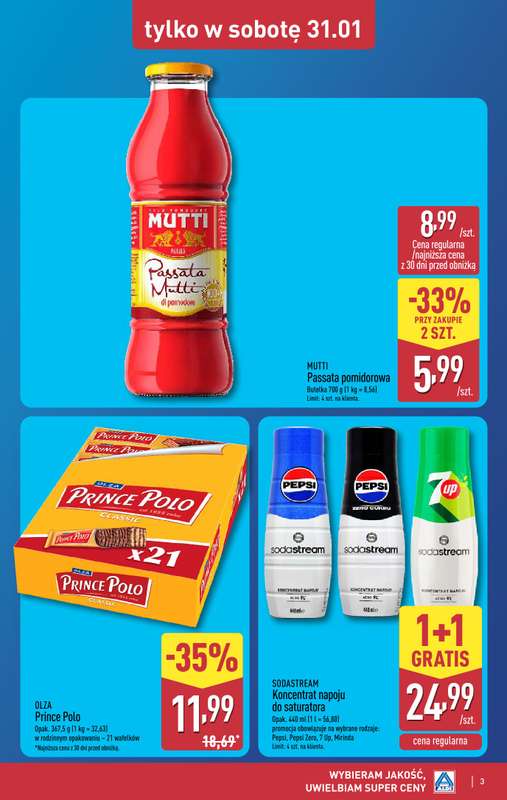 Aldi - gazetka promocyjna Weekend super cen w Aldi! od czwartku 29.01 do soboty 31.01 - strona 3