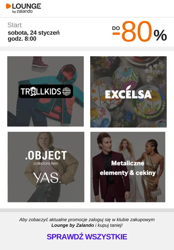 Lounge by Zalando - gazetka promocyjna Do -80% promocje na wybrane marki na WEEKEND! od soboty 24.01 do niedzieli 25.01 - strona 6