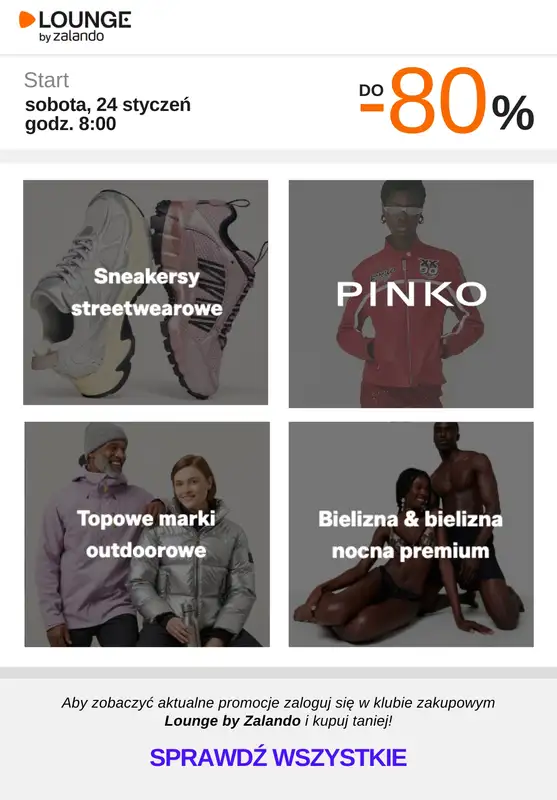 Lounge by Zalando - gazetka promocyjna Do -80% promocje na wybrane marki na WEEKEND! od soboty 24.01 do niedzieli 25.01 - strona 2