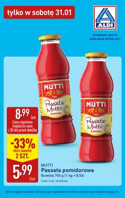 Aldi - gazetka promocyjna Wybieram Aldi na tani weekend! od soboty 31.01 do soboty 31.01 - strona 6